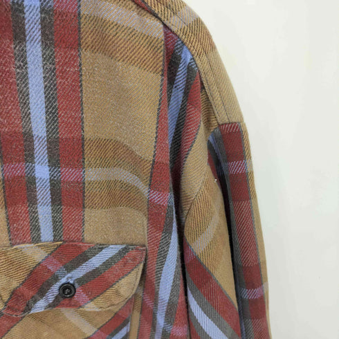 ファイブブラザー FIVE BROTHER 70-80s USA製 ヘビーフランネルシャツ メンズ  2XL-18