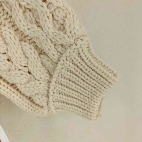 NOTRE emor back open half knit バックオープン ハーフ ニット レディース FREE
