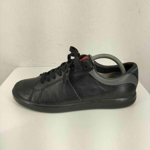 プラダ PRADA レザーローカットスニーカー メンズ US:7