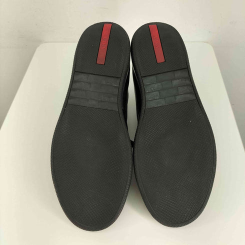 プラダ PRADA レザーローカットスニーカー メンズ US:7