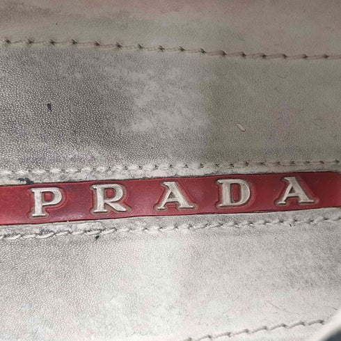 プラダ PRADA レザーローカットスニーカー メンズ US:7