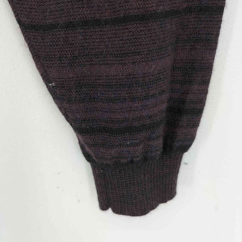 ブランディニ BRANDINI MADE IN ITALY ボーダー ウール ニット メンズ JPN:L