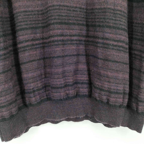 ブランディニ BRANDINI MADE IN ITALY ボーダー ウール ニット メンズ JPN:L