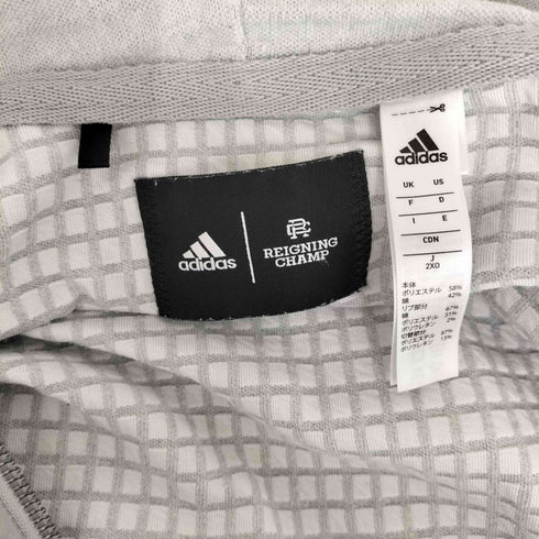 アディダス adidas コンビネーション ジップアップパーカー メンズ 2XO