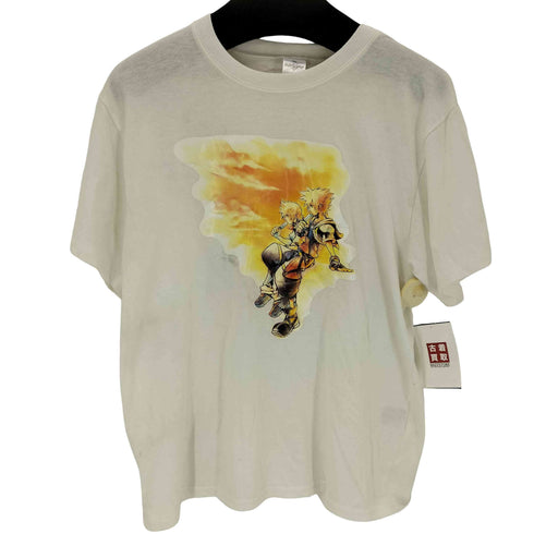 キャラクタープリントクルーネックTシャツ メンズ L