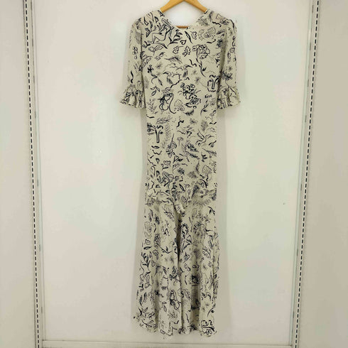 RIXO × Laura Jackson フリーバード プリント フリル ドレス レディース import:XS