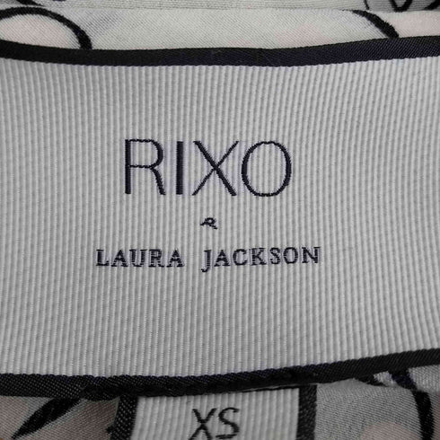 RIXO × Laura Jackson フリーバード プリント フリル ドレス レディース import:XS