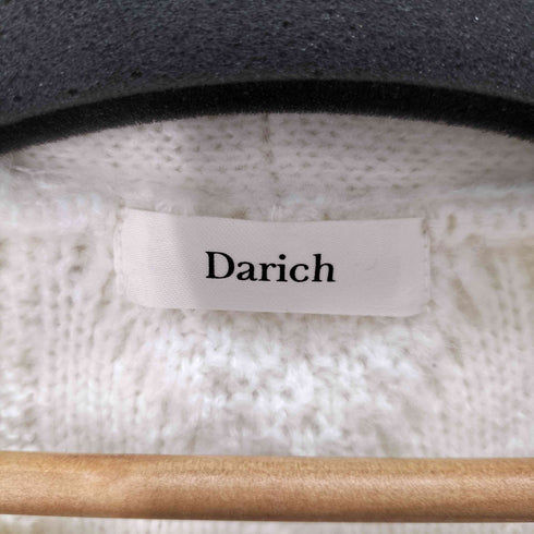 ダーリッチ Darich ビジューボタンケーブルニットカーディガン レディース FREE