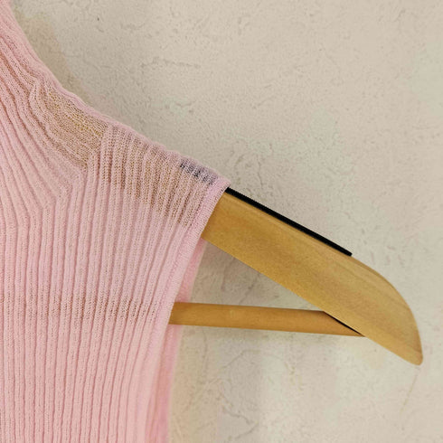 JOSE MOON SHEER RIBKNIT シアーリブニット casual レディース FREE