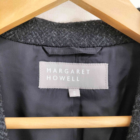 マーガレットハウエル MARGARET HOWELL ウール100% ツイード テーラードジャケット レディース JPN:2