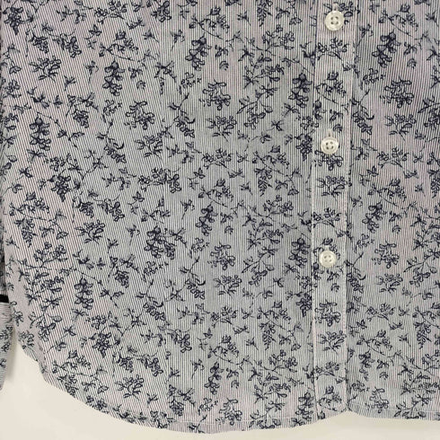 ブルックスブラザーズ BROOKS BROTHERS ストライプ フラワープリント 長袖シャツ レディース JPN:2