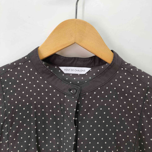 Pont de Chalons ドット柄パネルプリントワンピース レディース FREE