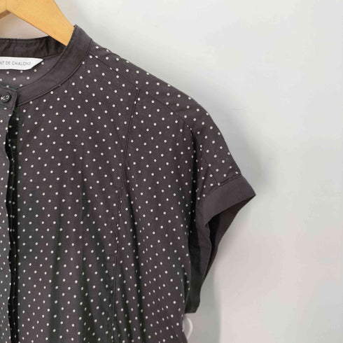 Pont de Chalons ドット柄パネルプリントワンピース レディース FREE