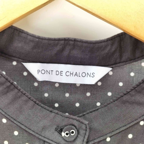 Pont de Chalons ドット柄パネルプリントワンピース レディース FREE
