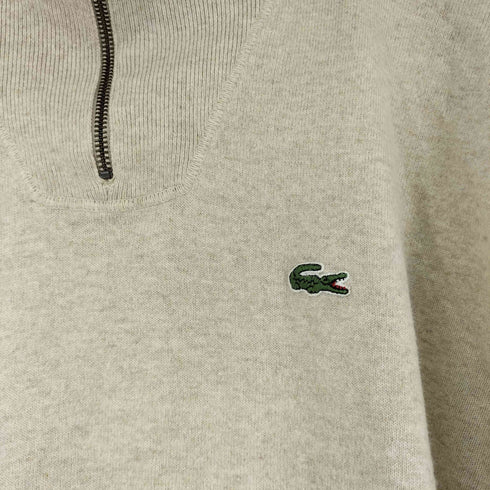 ラコステ LACOSTE 80S ワンポイント刺繍ハーフジップニット メンズ 5