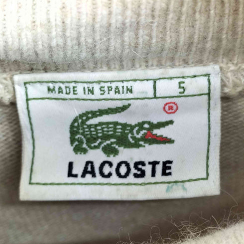 ラコステ LACOSTE 80S ワンポイント刺繍ハーフジップニット メンズ 5