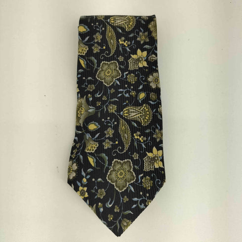 イヴサンローラン Yves Saint Laurent 総柄 シルクネクタイ メンズ