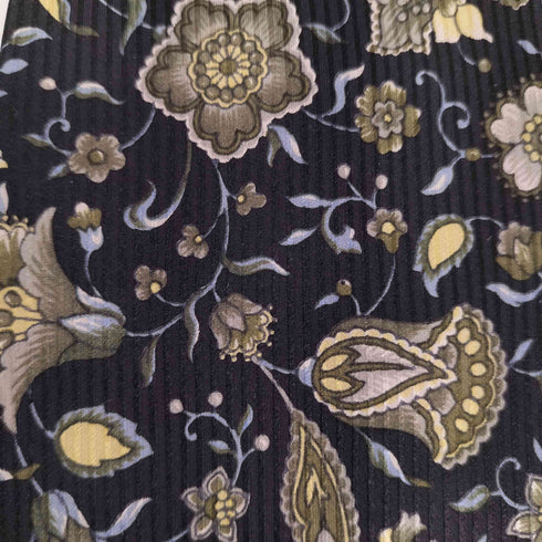 イヴサンローラン Yves Saint Laurent 総柄 シルクネクタイ メンズ