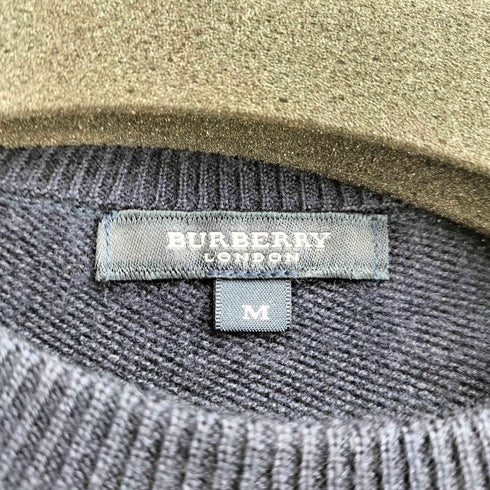 バーバリーロンドン BURBERRY LONDON カシミヤ混 クルーネック ニット レディース JPN:M