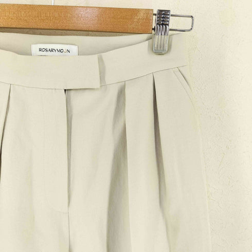 ロザリームーン Rosarymoon High-waist Tuck Pants ハイウエスト タック パンツ レディース 36