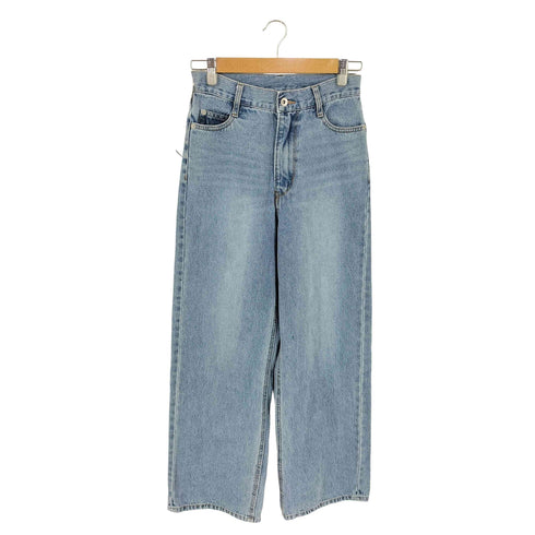 ナチュラルビューティーベーシック NATURAL BEAUTY BASIC ワイドストレートデニムパンツ レディース M