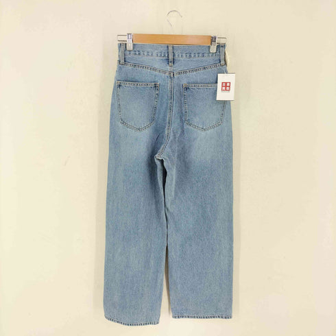 ナチュラルビューティーベーシック NATURAL BEAUTY BASIC ワイドストレートデニムパンツ レディース M