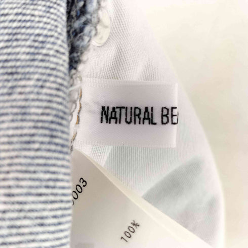 ナチュラルビューティーベーシック NATURAL BEAUTY BASIC ワイドストレートデニムパンツ レディース M