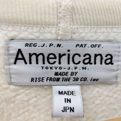 アメリカーナ Americana Vガゼット AMEY ロゴ プリント スウェット トレーナー レディース FREE