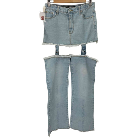 CRANK SEOUL LAYERED DENIM SKIRT レディース M
