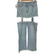 CRANK SEOUL LAYERED DENIM SKIRT レディース M