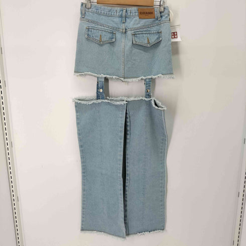 CRANK SEOUL LAYERED DENIM SKIRT レディース M