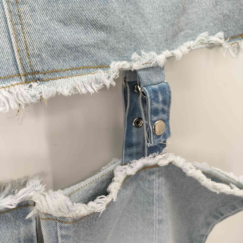 CRANK SEOUL LAYERED DENIM SKIRT レディース M