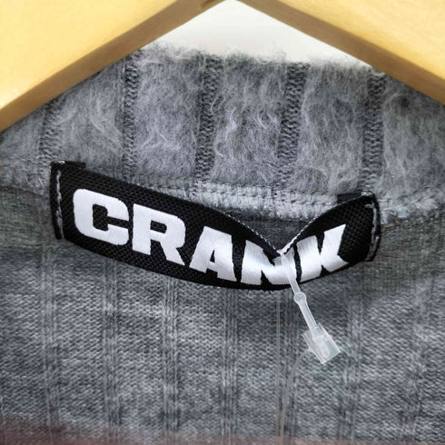CRANK SEOUL アームウォーマー付き クロップドニット レディース
