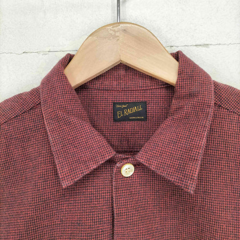 ラディアル RADIALL 13AW 千鳥格子柄 L/S オープンカラーシャツ メンズ S