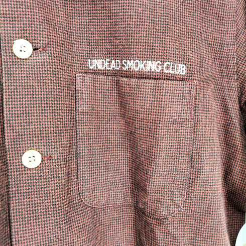 ラディアル RADIALL 13AW 千鳥格子柄 L/S オープンカラーシャツ メンズ S