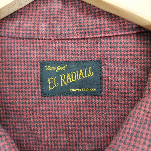 ラディアル RADIALL 13AW 千鳥格子柄 L/S オープンカラーシャツ メンズ S