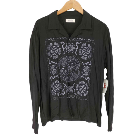 ラディアル RADIALL 18AW 総柄 L/S オープンカラーレーヨンシャツ メンズ M
