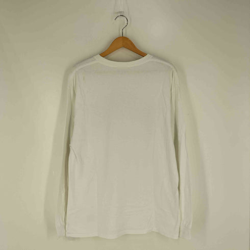 ナツメグ NUTMEG ロゴプリント クルーネック ロングスリーブ Tシャツ メンズ