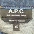 アーペーセー A.P.C. 赤耳 トラッカージャケット メンズ import:XS