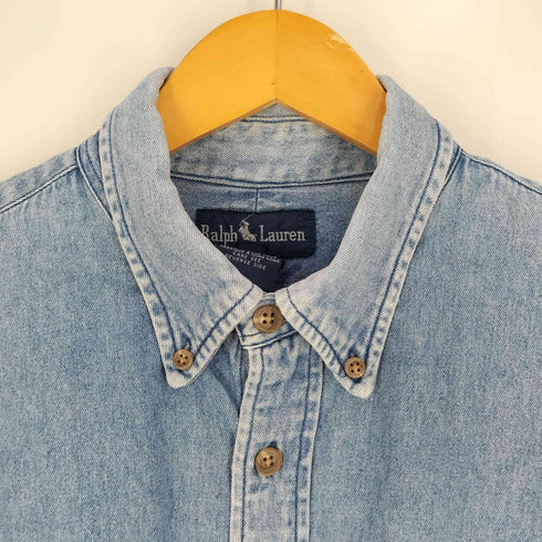 ラルフローレン RALPH LAUREN ポニー刺繍 デニム シャツ レディース 12