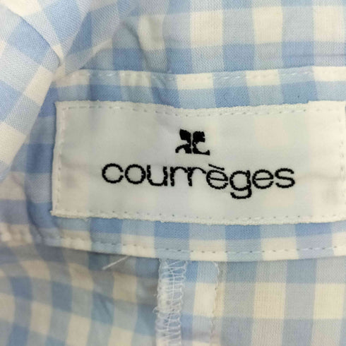 クレージュ courreges ギンガムチェック L/S ブラウス レディース