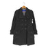 バーバリーブルーレーベル BURBERRY BLUE LABEL モヘヤ混 裏地ノバチェック ダブルハーフコート レディース 38