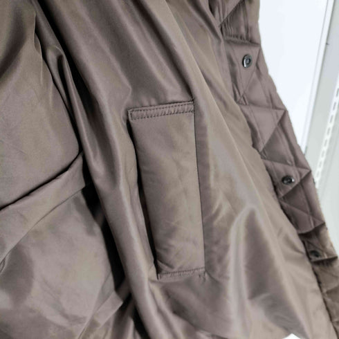 ホワイトマウンテニアリング WHITE MOUNTAINEERING FALLEN LEAVES PRINTED REVERSIBLE DOWN COAT メンズ XXL