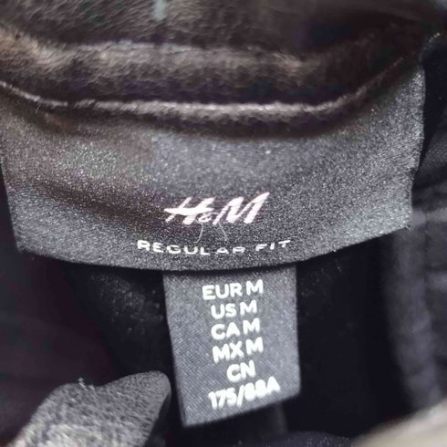 エイチアンドエム H&M フェイクレザー カーゴパンツ メンズ JPN:M