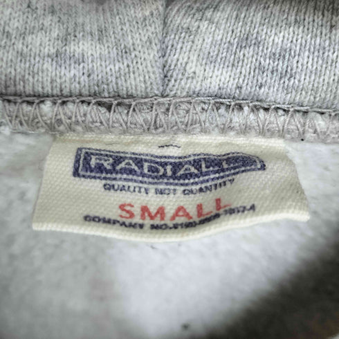 ラディアル RADIALL 14AW PUSH ZIP PARKA バックプリントジップパーカー メンズ S