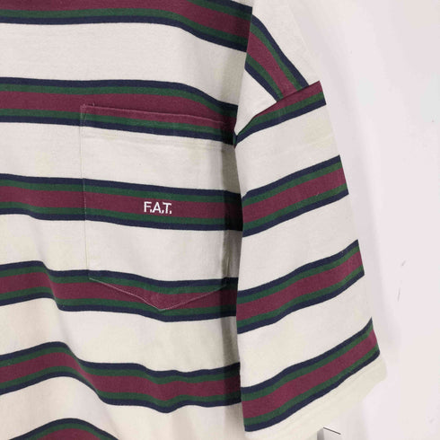 エフエーティー FAT ボーダークルーネック S/S Tシャツ メンズ JUMBO