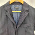 エンジニアードガーメンツ Engineered Garments USA製 ストライプ ウール 3B テーラードジャケット メンズ import:S