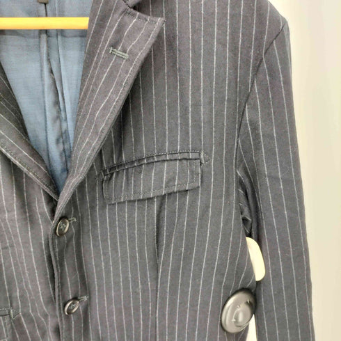 エンジニアードガーメンツ Engineered Garments USA製 ストライプ ウール 3B テーラードジャケット メンズ import:S