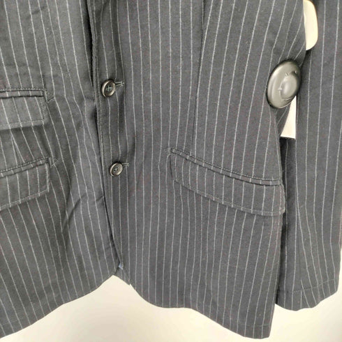 エンジニアードガーメンツ Engineered Garments USA製 ストライプ ウール 3B テーラードジャケット メンズ import:S