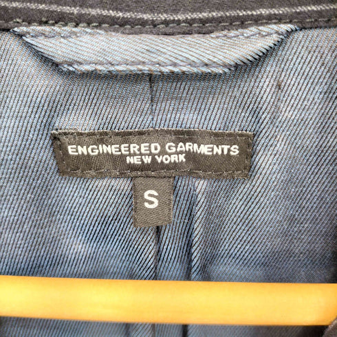 エンジニアードガーメンツ Engineered Garments USA製 ストライプ ウール 3B テーラードジャケット メンズ import:S